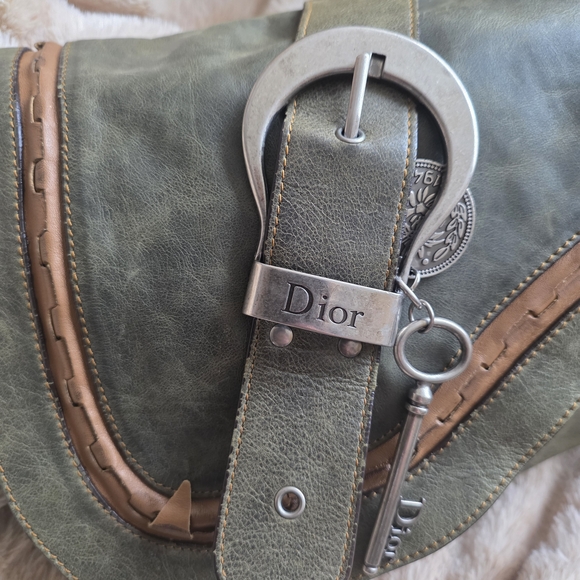 ✨ Authentic Vintage Dior Gaucho Saddle Bag – Galliano Era ✨ - Picture 3 of 10